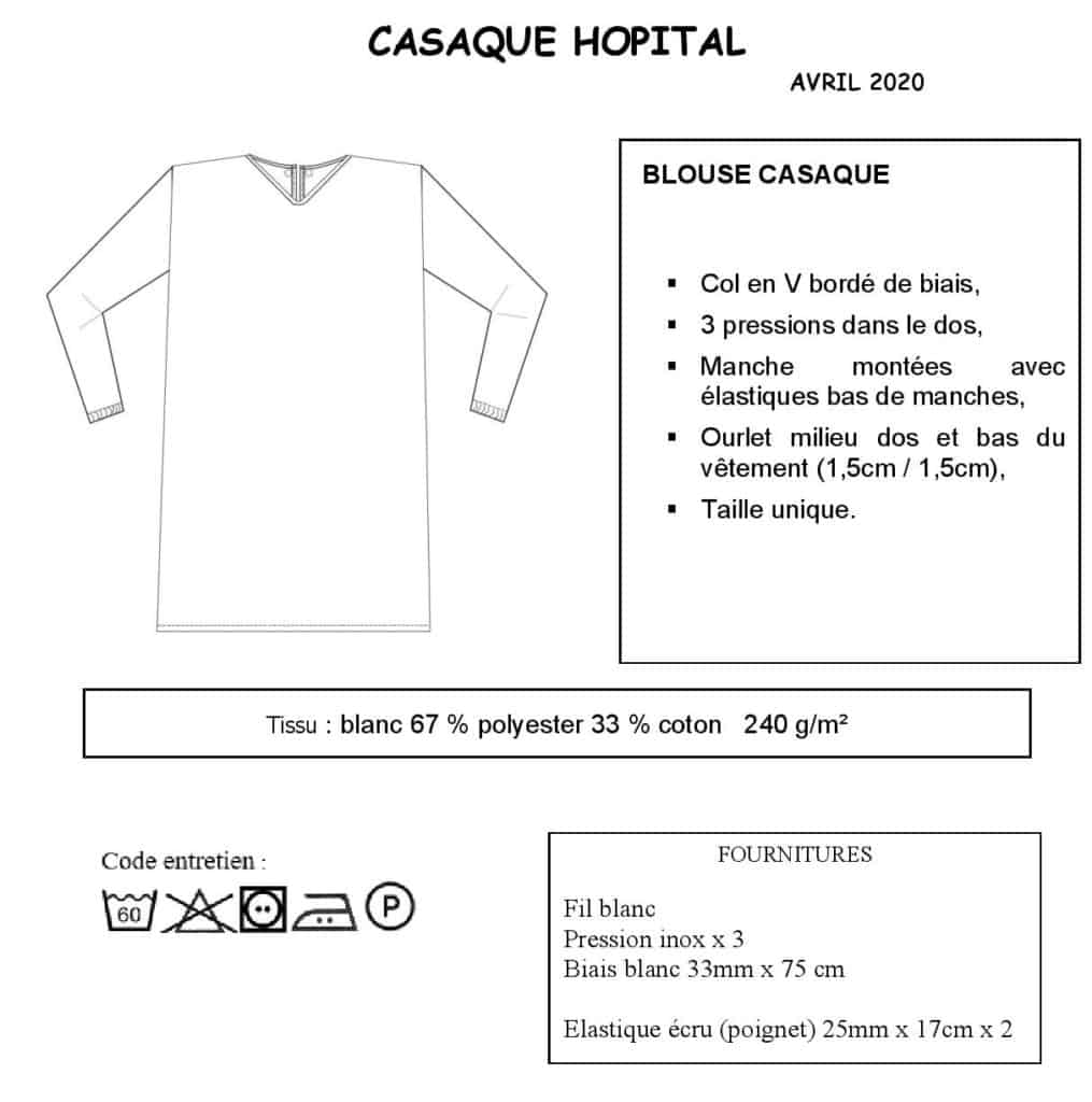 CASAQUE HOPITAL CASAQUE HOPITAL
