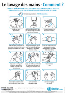 Protocole lavage des mains