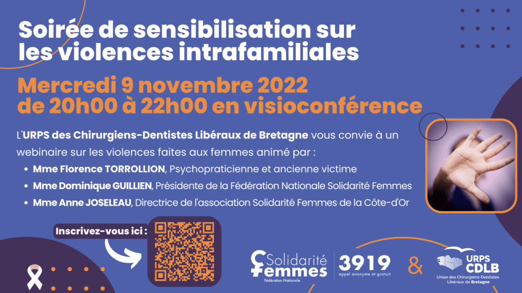 Save the date 09.11.2022 Soirée sensibilisation Violences faites aux femmes vf