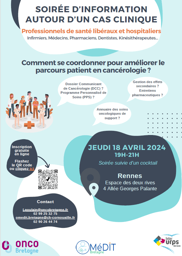 18.04.2024 Soirée d'information Cancérologie Rennes