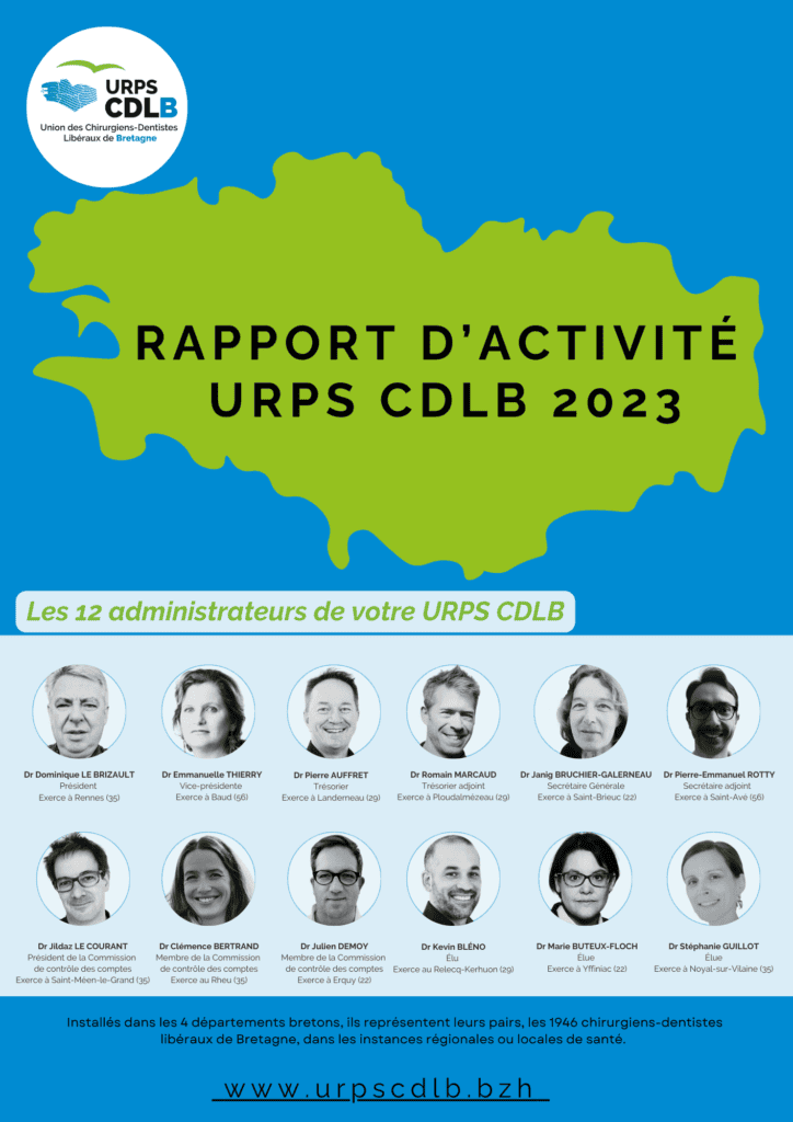 image page 1 Rapport d'activité URPS CDLB 2023 image page 1 Rapport d'activité URPS CDLB 2023