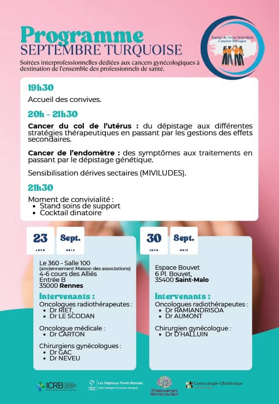 Programme septembre turquosie