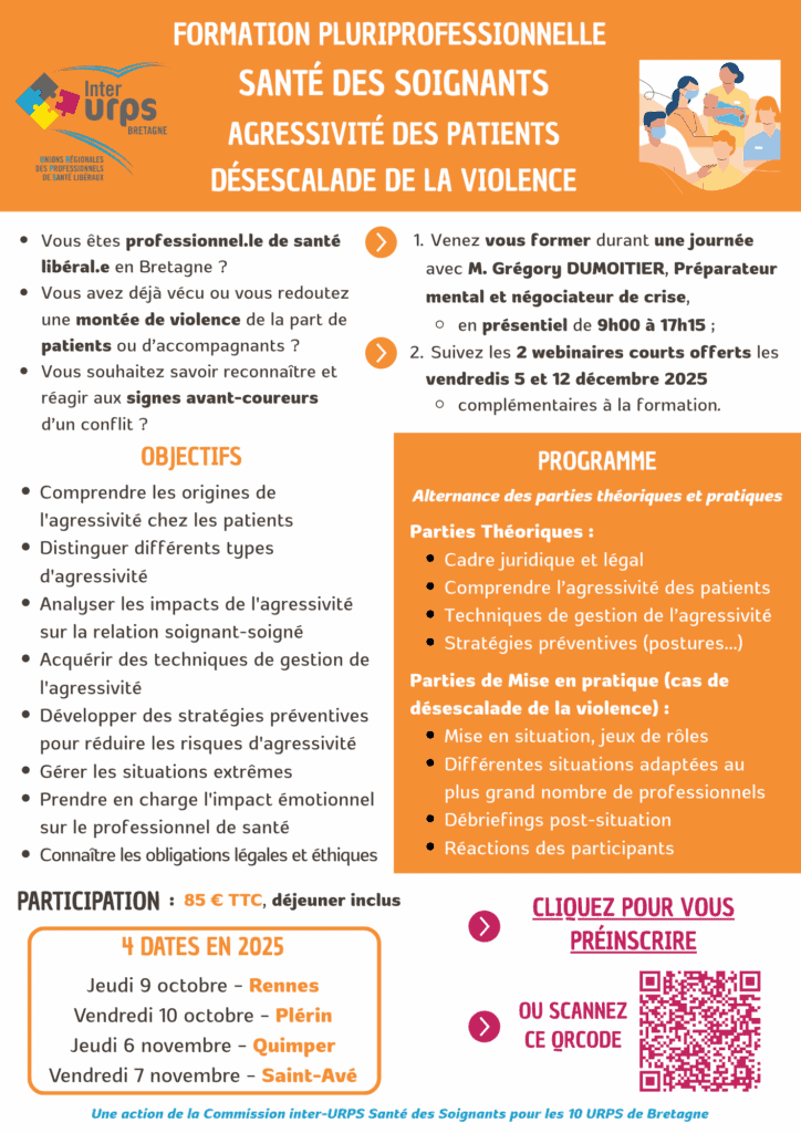 Programme Formation Agressivité Patients Inter-URPS 2025
