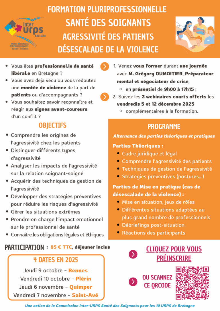 Programme Formation Agressivité Patients Inter-URPS 2025