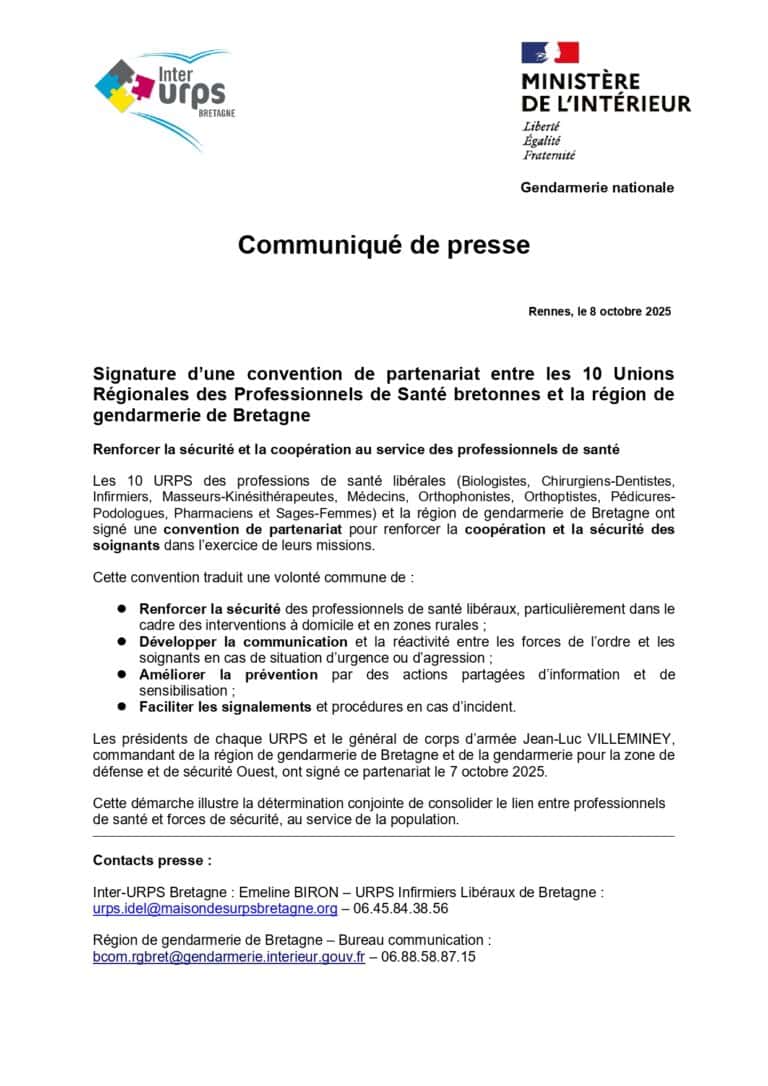 Communiqué_de_presse_-_Signature_Convention_Sécurité_URPS_-_Gendarmerie_vdef (1)_page-0001