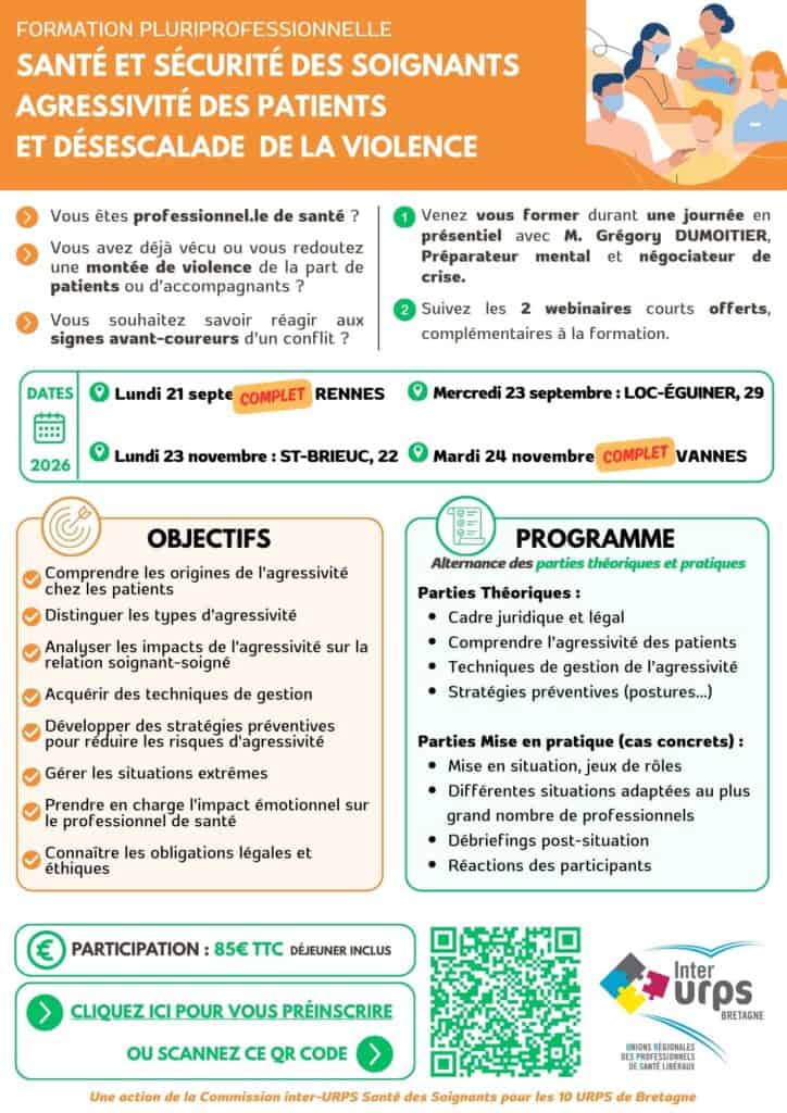 Programme Formation Agressivité URPS 2026 (actualisé25.06)